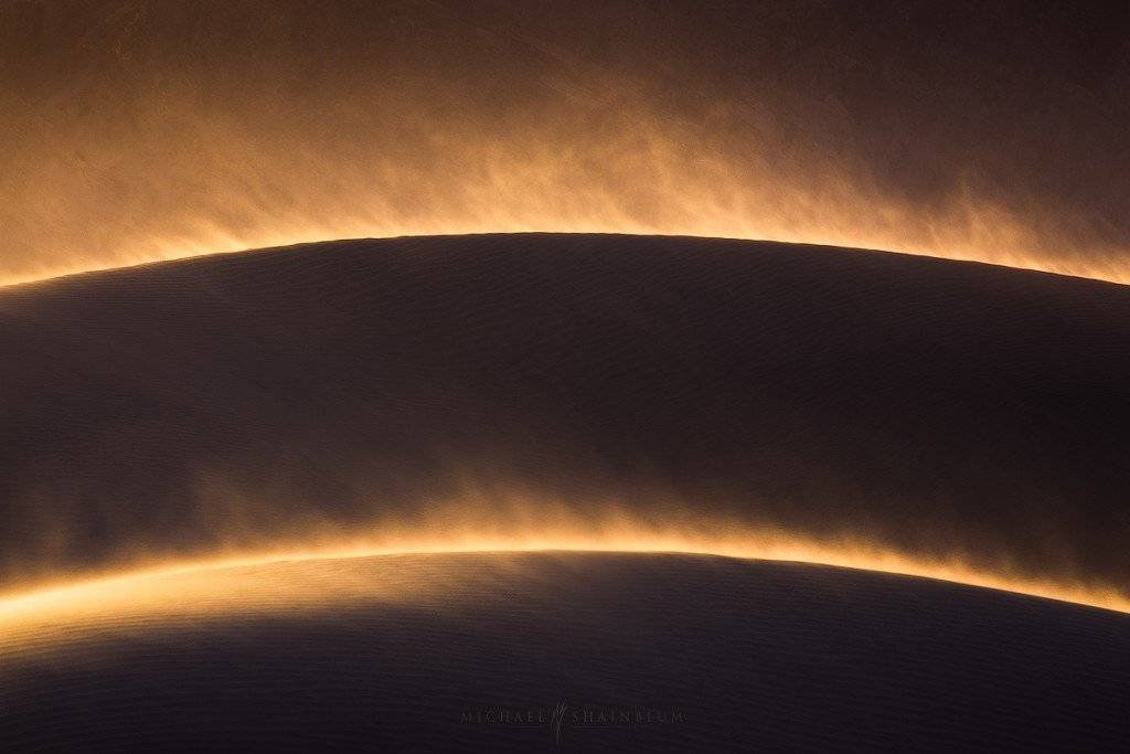 sand dunes, abstract landscape image