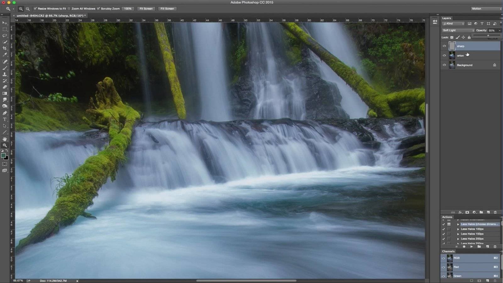 Landscape Photography Photoshop Tutorial, Orton Effect