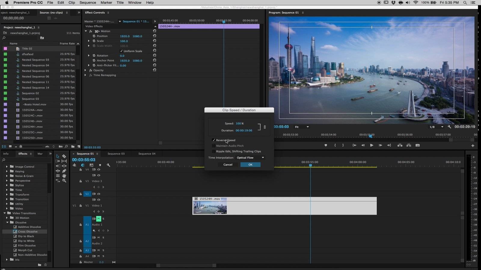 Speed Changes Adobe Premiere Tutorial 
