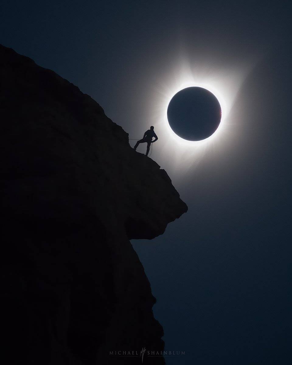 Total Solar Eclipse 2017 Smith Rock Oregon Michael Shainblum Photography