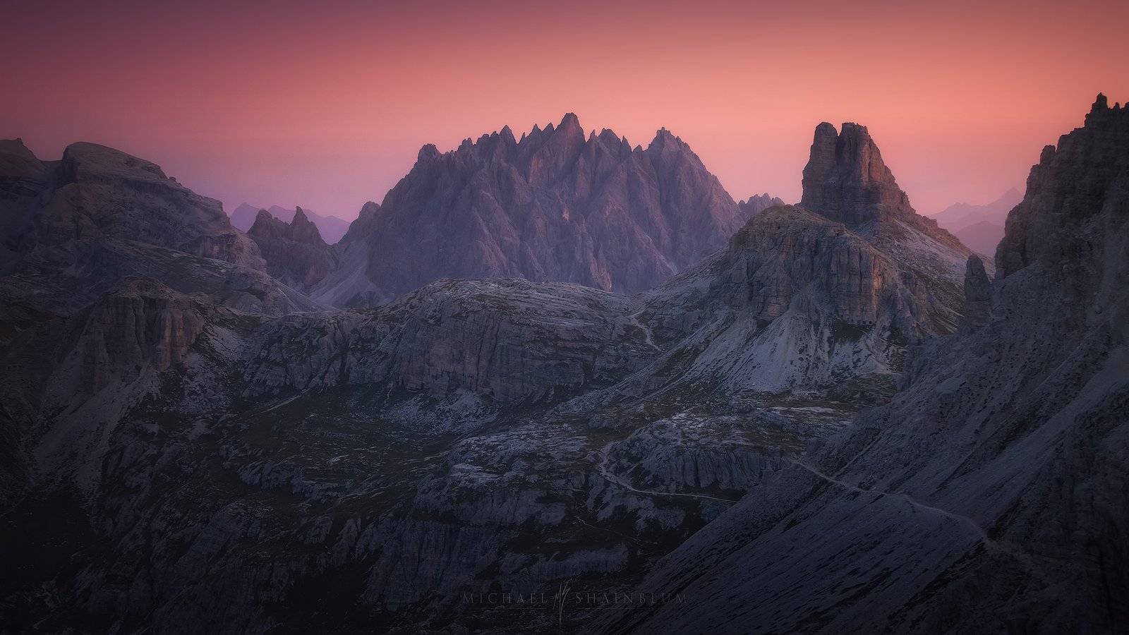 dolomites photography, mountain sunrise