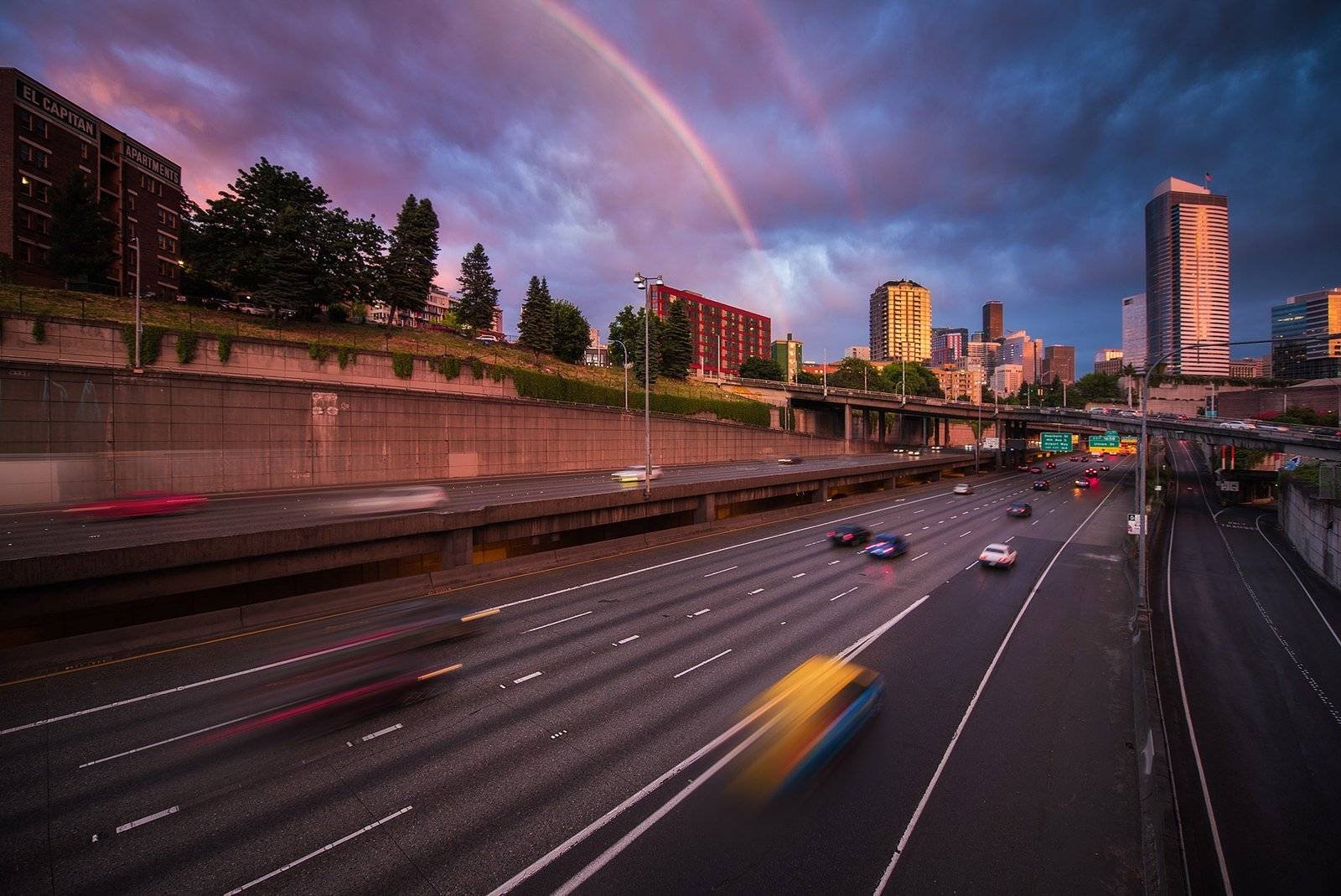 Seattle Timelapse Timeblend Image