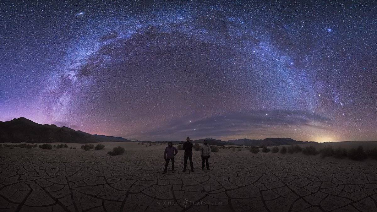 Milky Way Galaxy Death Valley