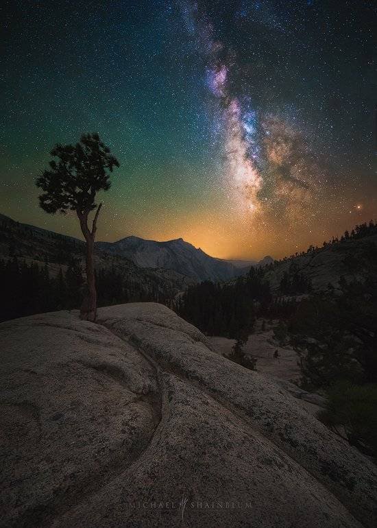 Olmsted Point Yosemite Milky Way
