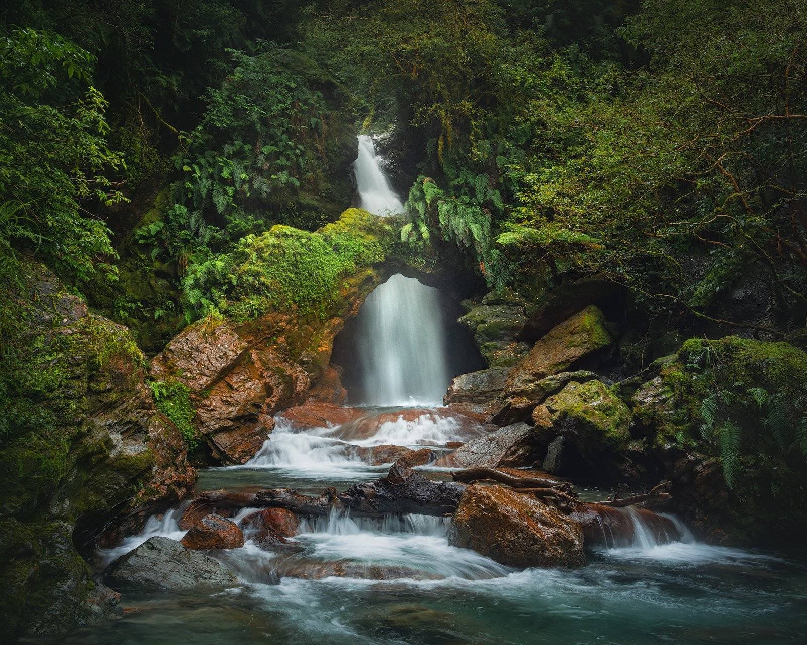 New Zealand Landscape Photography Waterfall