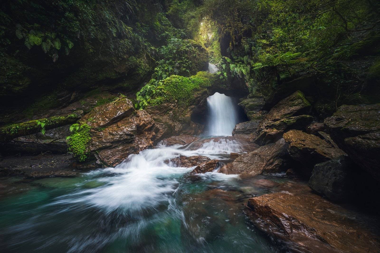 New Zealand Landscape Photography Waterfall