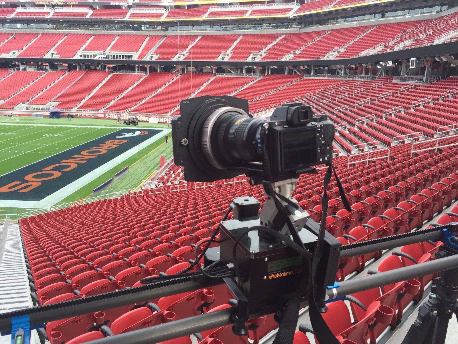 Michael Shainblum commercial photography in stadium